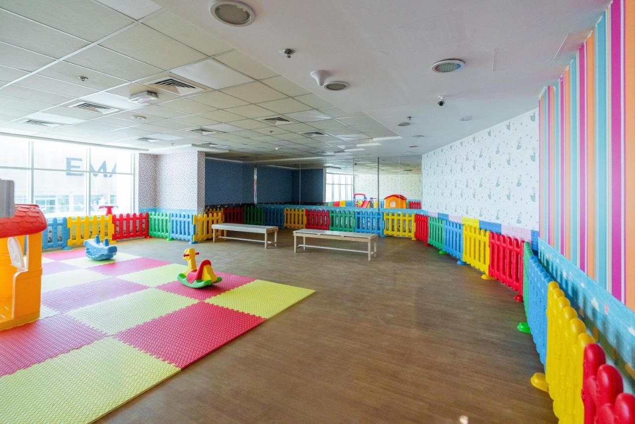 Spacious 2 Beds 5 Min Walk From Dubai Mall With Brand New Gym And Rooftop Swimming Pool Daire Dış mekan fotoğraf